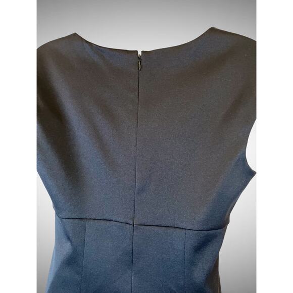 London Times Navy Sheath Dress, Dressy, Button Detail, Size 8, NWOT - Picture 4 of 5